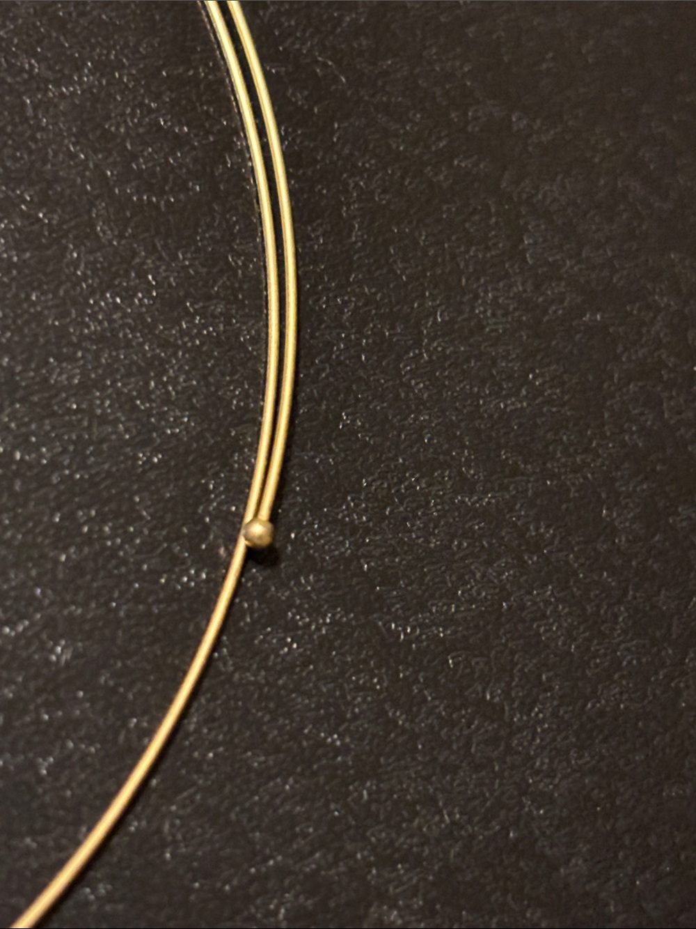 Gold Fringe Collar Necklace - Flapper, Egyptian Style - Picture 8 of 11